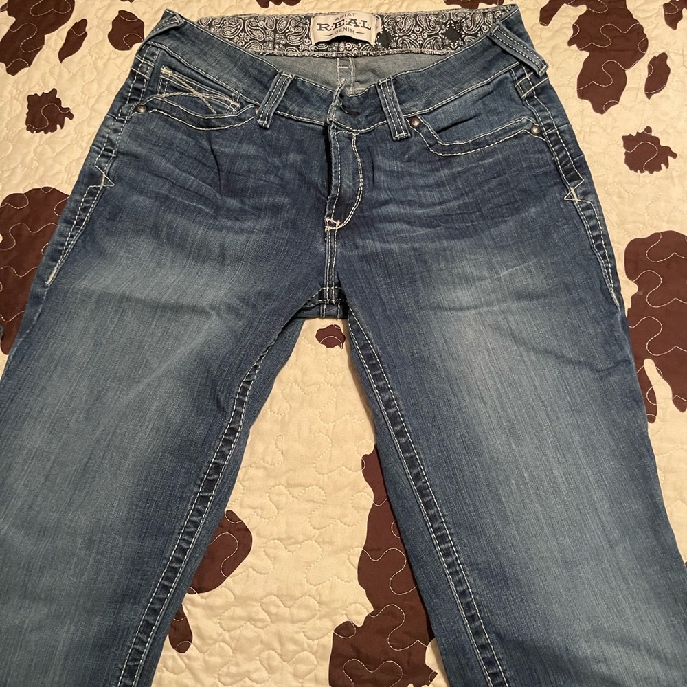 Ariat Women's Straight Leg Blue Jeans